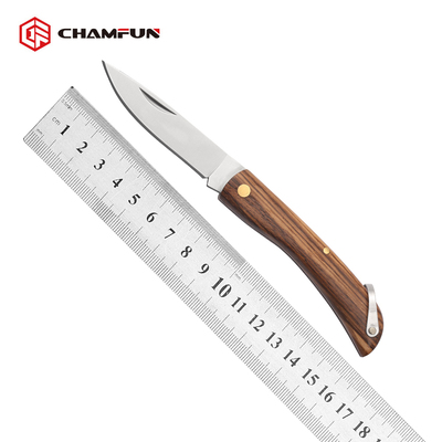 Hot Sale Wood Handle Slip Joint Folding Pocket Knife Wood Handle
