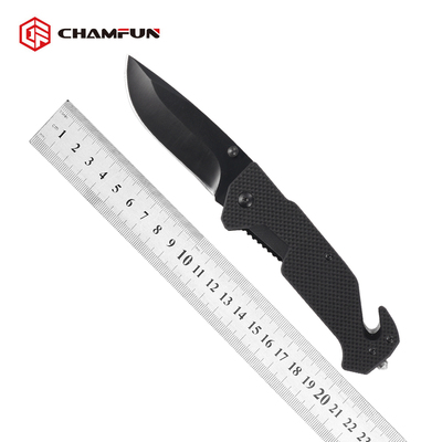 Hand tools knife Yangjiang High quality G10 handle stainless steel blade camping folding knife